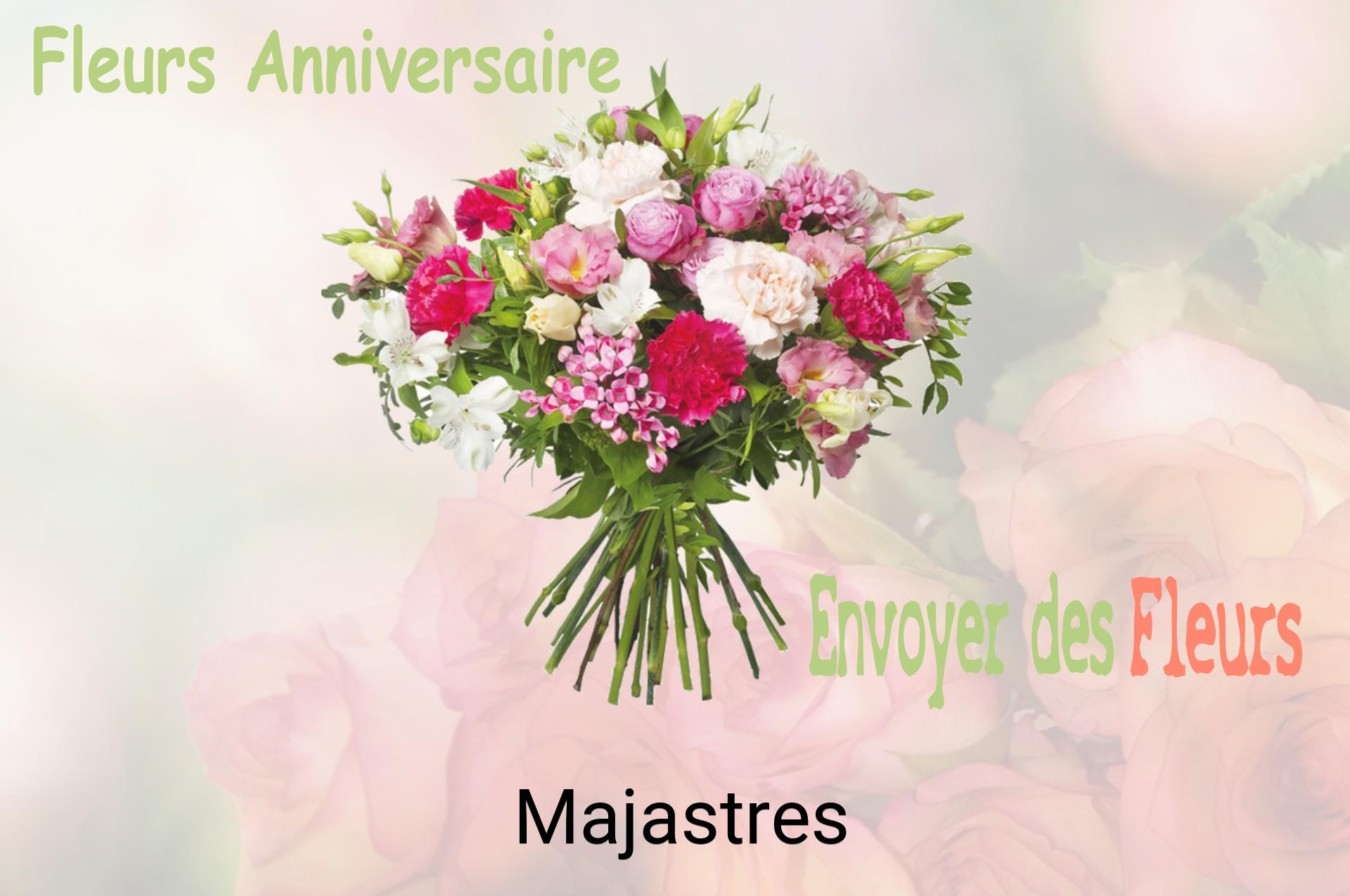 Bouquet de fleurs d’anniversaire livré à Majastres